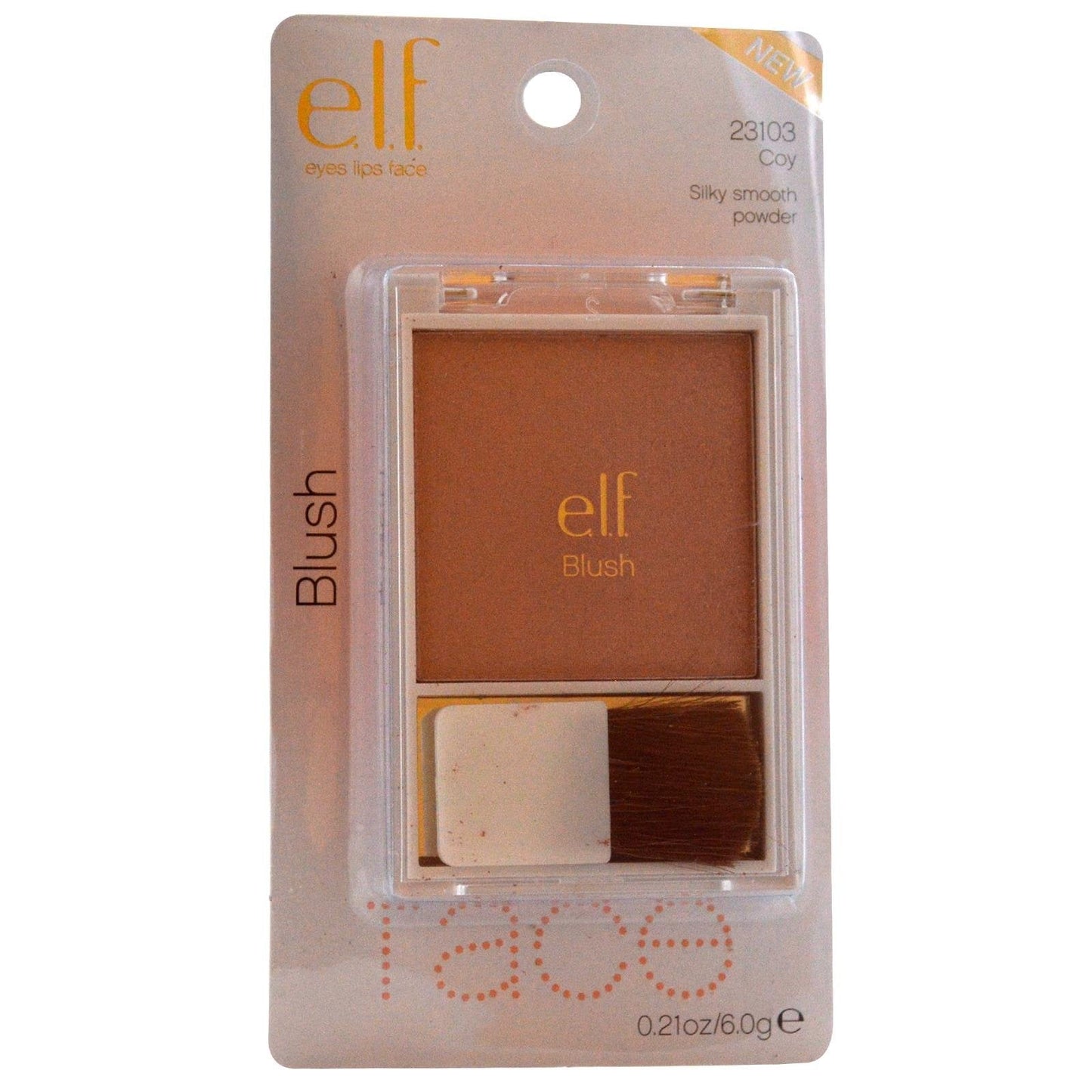 e.l.f. Blush with Brush, Coy, 0.21 Ounce Beauty & Personal Care e.l.f.