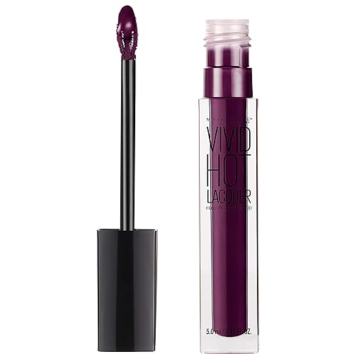Maybelline Color Sensational Vivid Hot Lacquer Lip Gloss, Obsessed, 0.17 fl. oz. Beauty & Personal Care MAYBELLINE