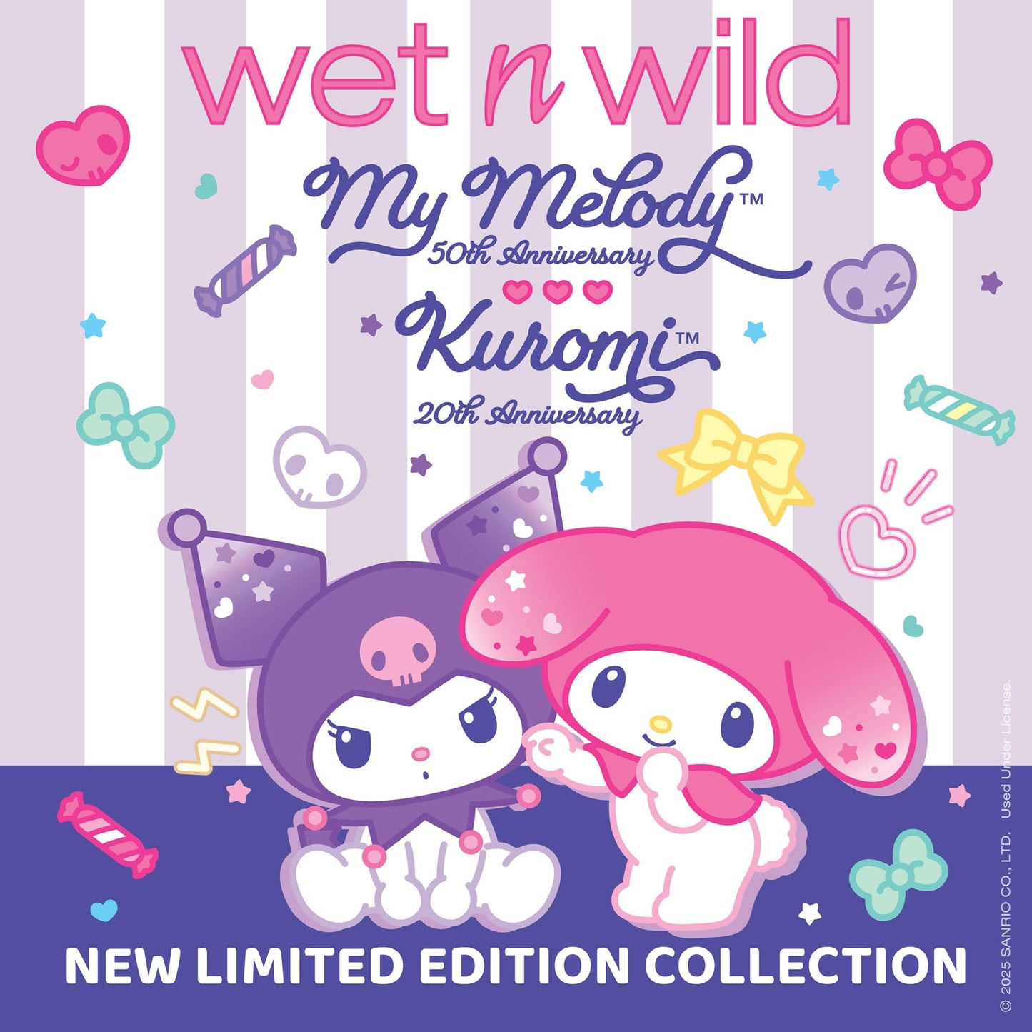 wet n wild My Melody and Kuromi Glitter Gel - Spunky Beauty & Personal Care wet n wild