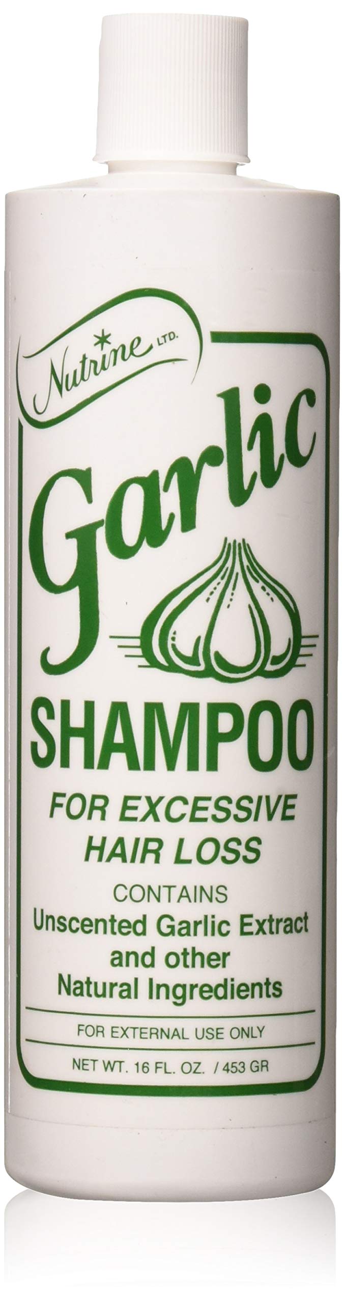 Nutrine Garlic Shampoo 16 oz. Unscented Beauty & Personal Care Nutrine