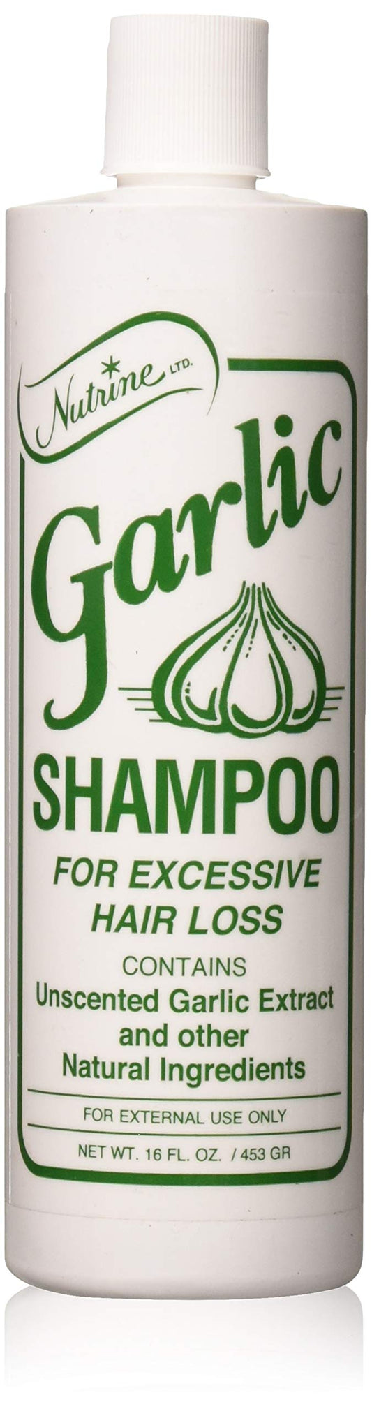 Nutrine Garlic Shampoo 16 oz. Unscented Beauty & Personal Care Nutrine