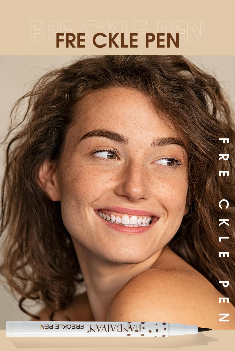 Freckle Pen 4 Colors Available, Natural Lifelike Freckle Makeup Pen, Waterproof Long Lasting Quick Dry - Light Brown, Natural Coffee, Chestnut, Dark Beauty & Personal Care Equusecured