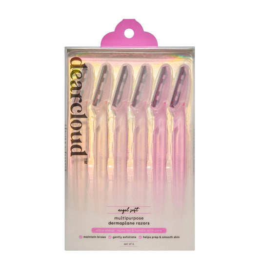 dearcloud Dermaplaning Razor for Women - Face Razor Set of 6 (Soft) Beauty and Personal Care dearcloud