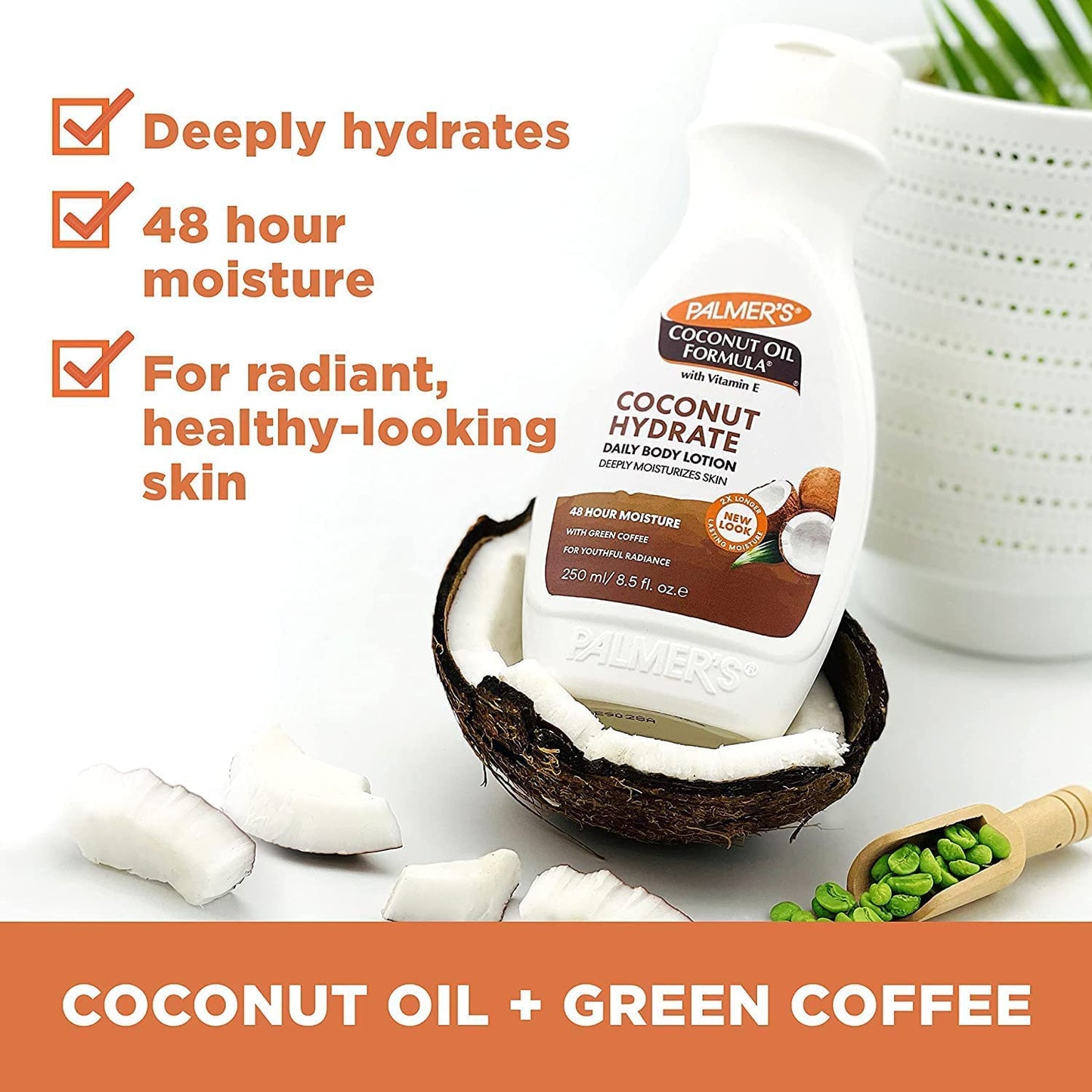 Palmers Coconut Oil Body Lotion 8.5 Ounce (251ml) (2 Pack) Beauty & Personal Care Palmer's