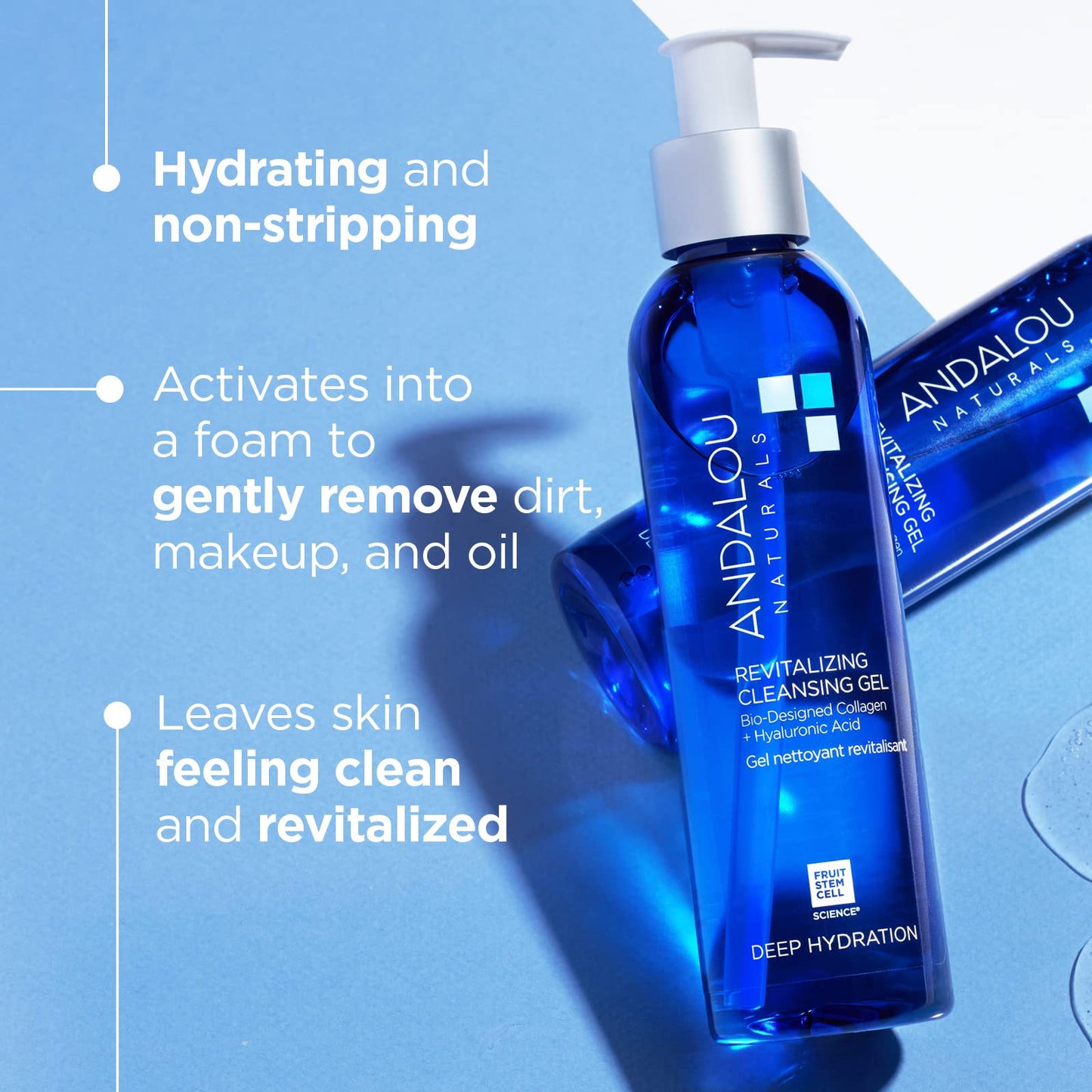 DEEP HYDRATION Revitalizing Cleansing Gel Beauty & Personal Care Andalou Naturals