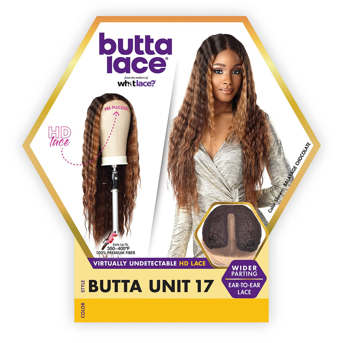 Sensationnel Butta LaceWig-Unit 17, T1B/4