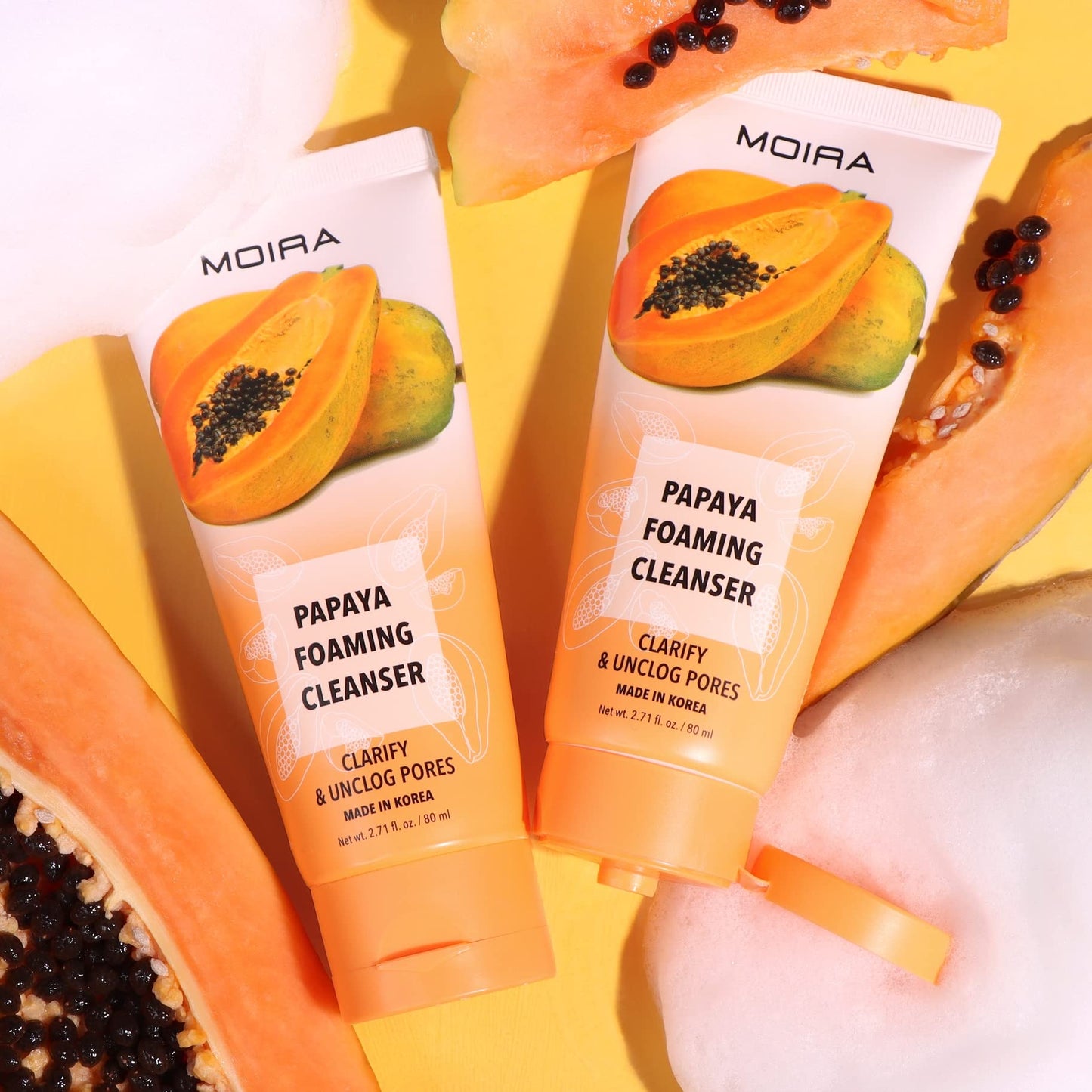 Moira Papaya Foaming Cleanser Beauty & Personal Care Moira