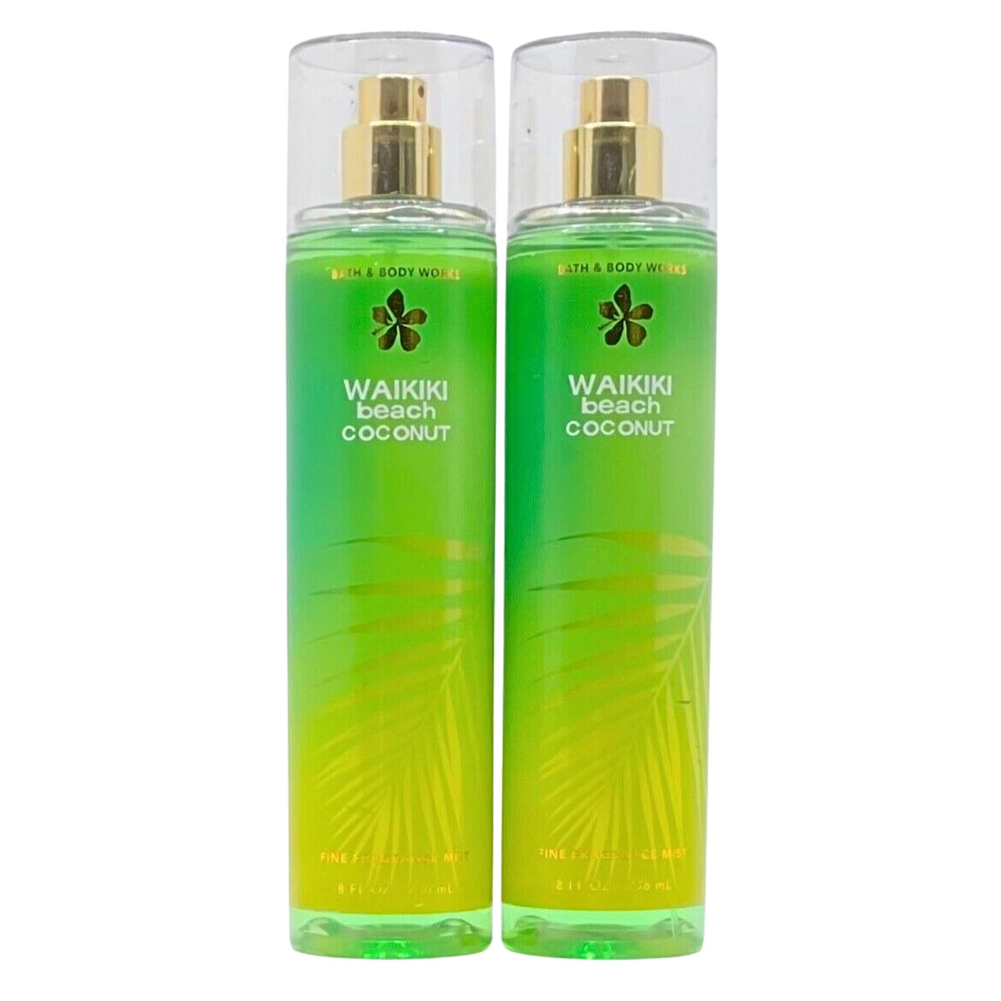 Bath & Body Works Fragrance Mist 2-Pack 8oz Each (Waikiki Beach Coconut) Packaging Varies Beauty & Personal Care Bath & Body Works