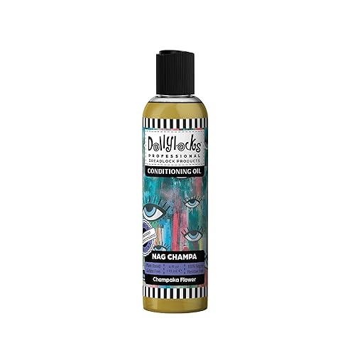 Dollylocks Conditioning Oil - Plant-Based & Residue-Free Moisturizing Scalp & Dreadlock Oil, pH Balanced, Vegan (Nag Champa Scent, 4oz) Beauty & Personal Care Dollylocks