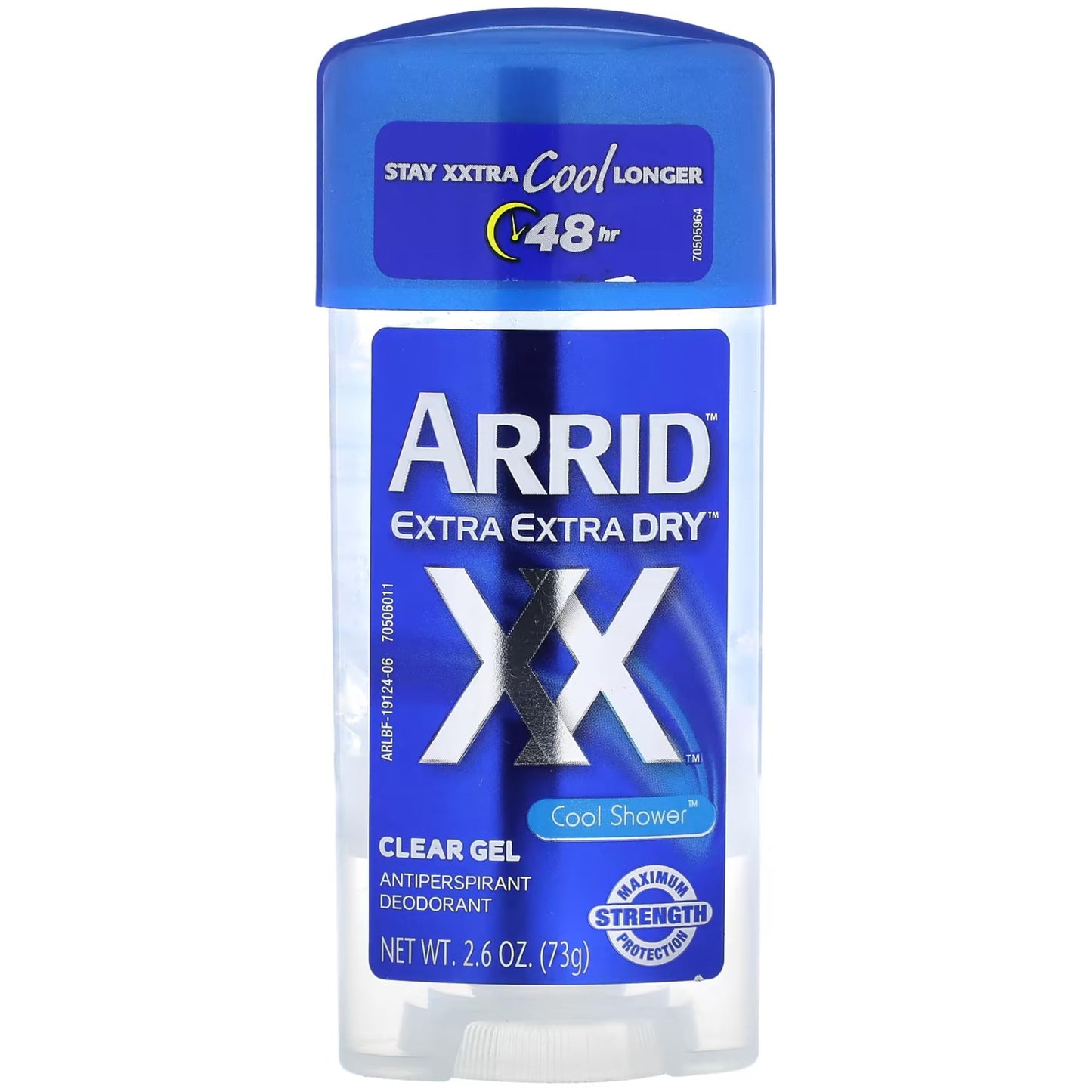 Arrid Extra Extra Dry Clear Gel Antiperspirant and Deodorant, Cool Shower 2.6 Oz (Pack of 3) Beauty & Personal Care Arrid