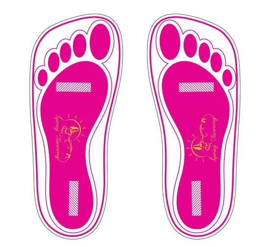 60 Pairs(120 Feets) Disposable Pink Tanning Feet Pads Sunless Airbrush Spray Tent Protect Foot Shaped Spray Tan Sandals Beauty & Personal Care HeeStar