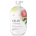 Olay Body Wash for Women, Fresh Radiance, 24/7 Skin-Loving Freshness, Visibly Radiant, Plant Based Cleansers, Vitamin B3 & Antioxidant Blend, For All Beauty & Personal Care Olay