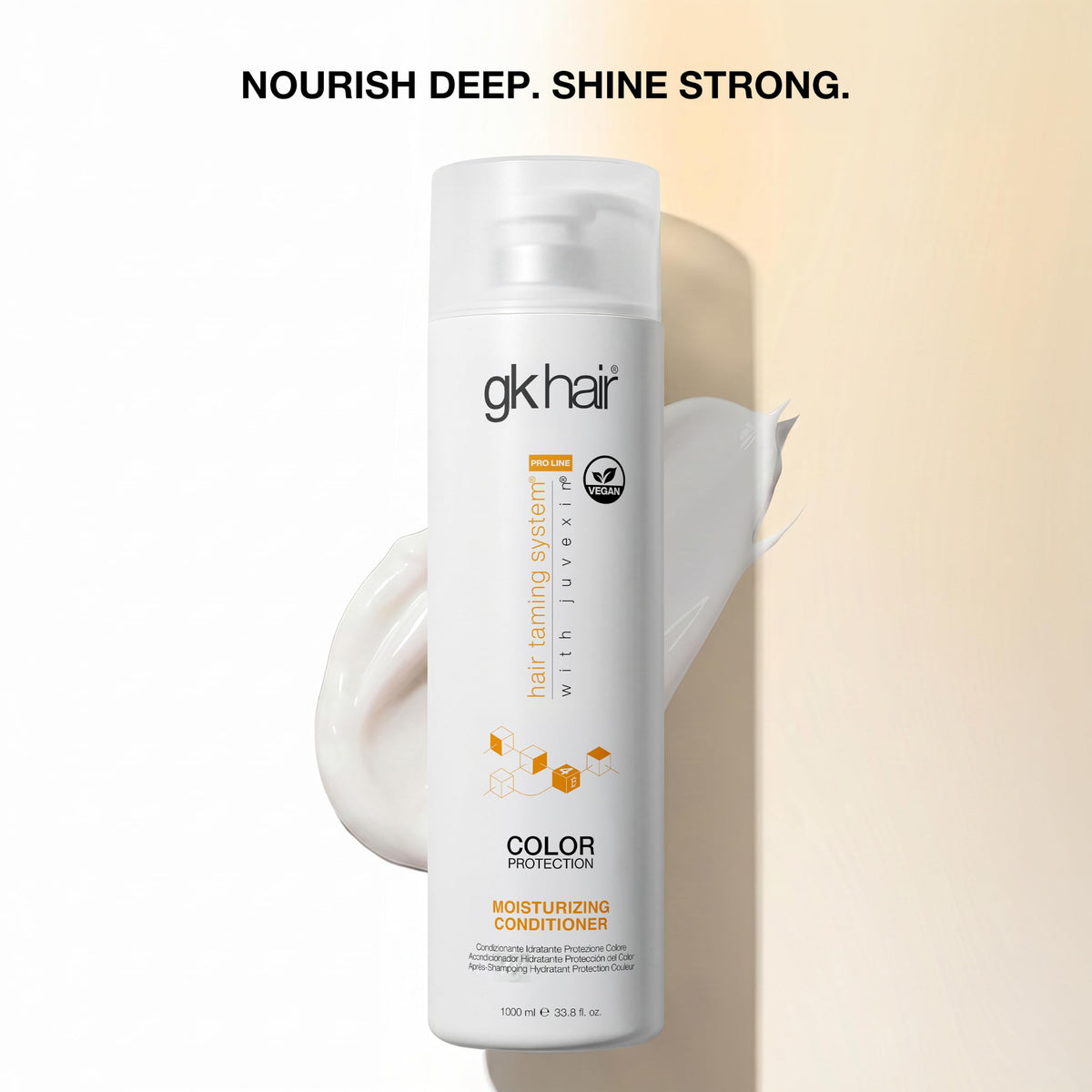 GK HAIR Moisturizing Conditioner Colored Hair Treated for Dry Damaged Repair Curls Intense Hydration Strengthening Frizz Control Keratin Treatment