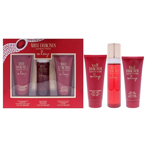 Elizabeth Taylor White Diamonds En Rouge, 3 Piece Gift Set women Beauty & Personal Care Elizabeth Taylor