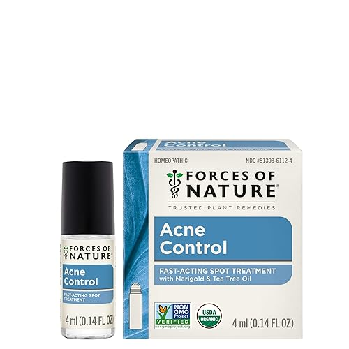 Forces of Nature Natural, Organic Acne Skin Care Treatment, Non GMO, No Harmful Chemicals, Cruelty Free - Acne & Pimple Control, Clear & Balance Skin Beauty & Personal Care Forces of Nature