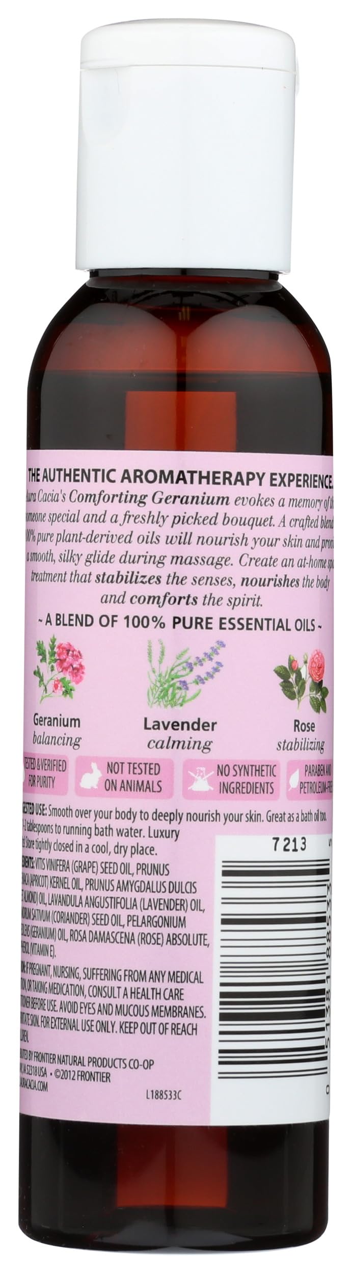 Aura Cacia Body Oil, Comforting Geranium, 4 Fluid Ounce Beauty & Personal Care Aura Cacia