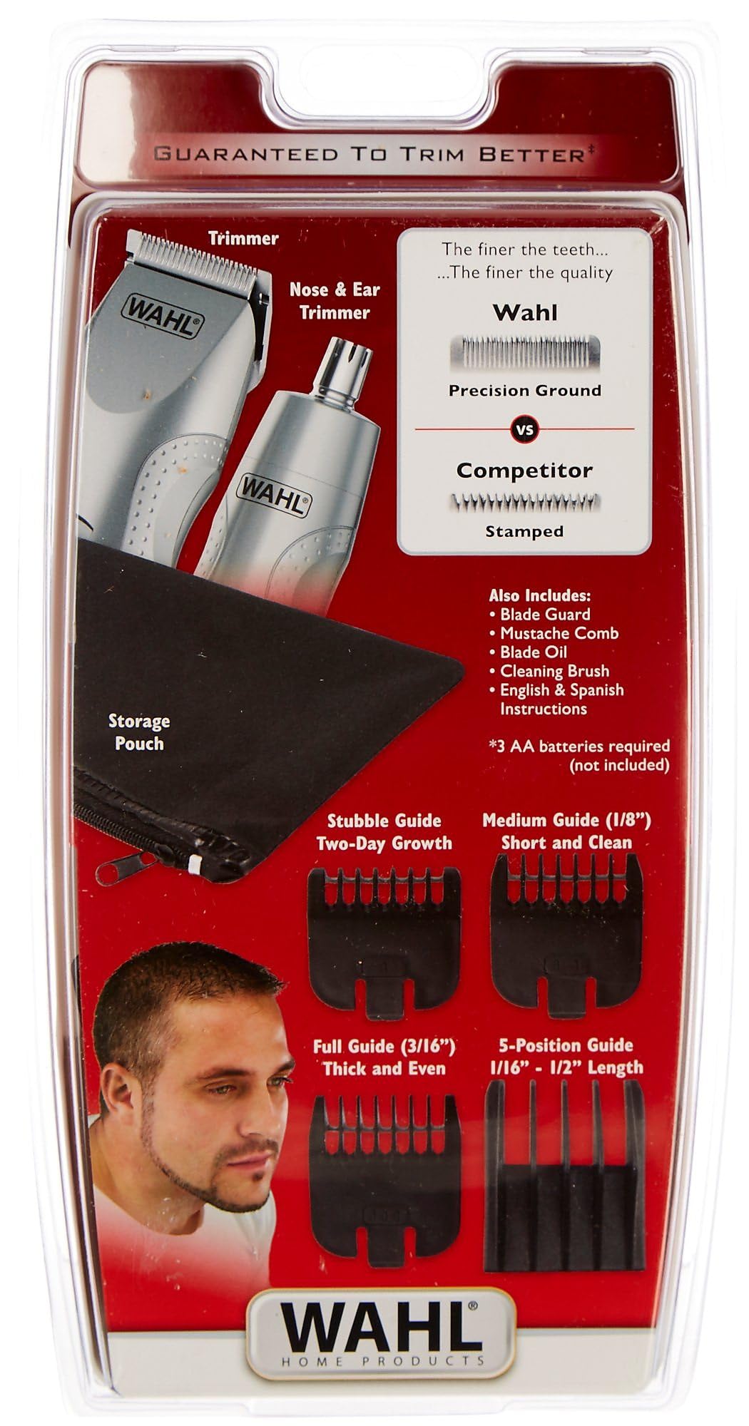 WAHL Mustache and Beard Trimmer Model # 5606-420 Beauty and Personal Care Wahl