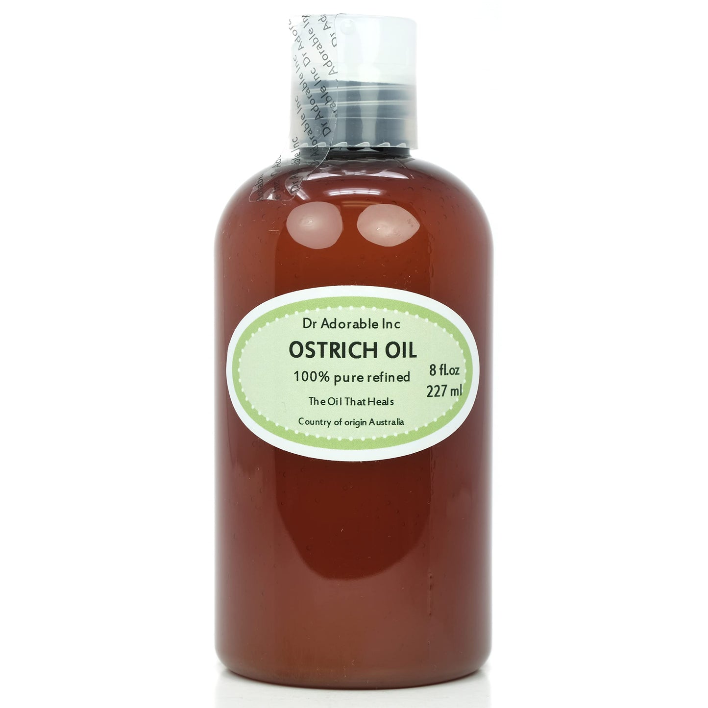 Dr Adorable - 8 oz - Ostrich Oil - 100% Pure Natural Premium Organic Beauty & Personal Care Dr Adorable