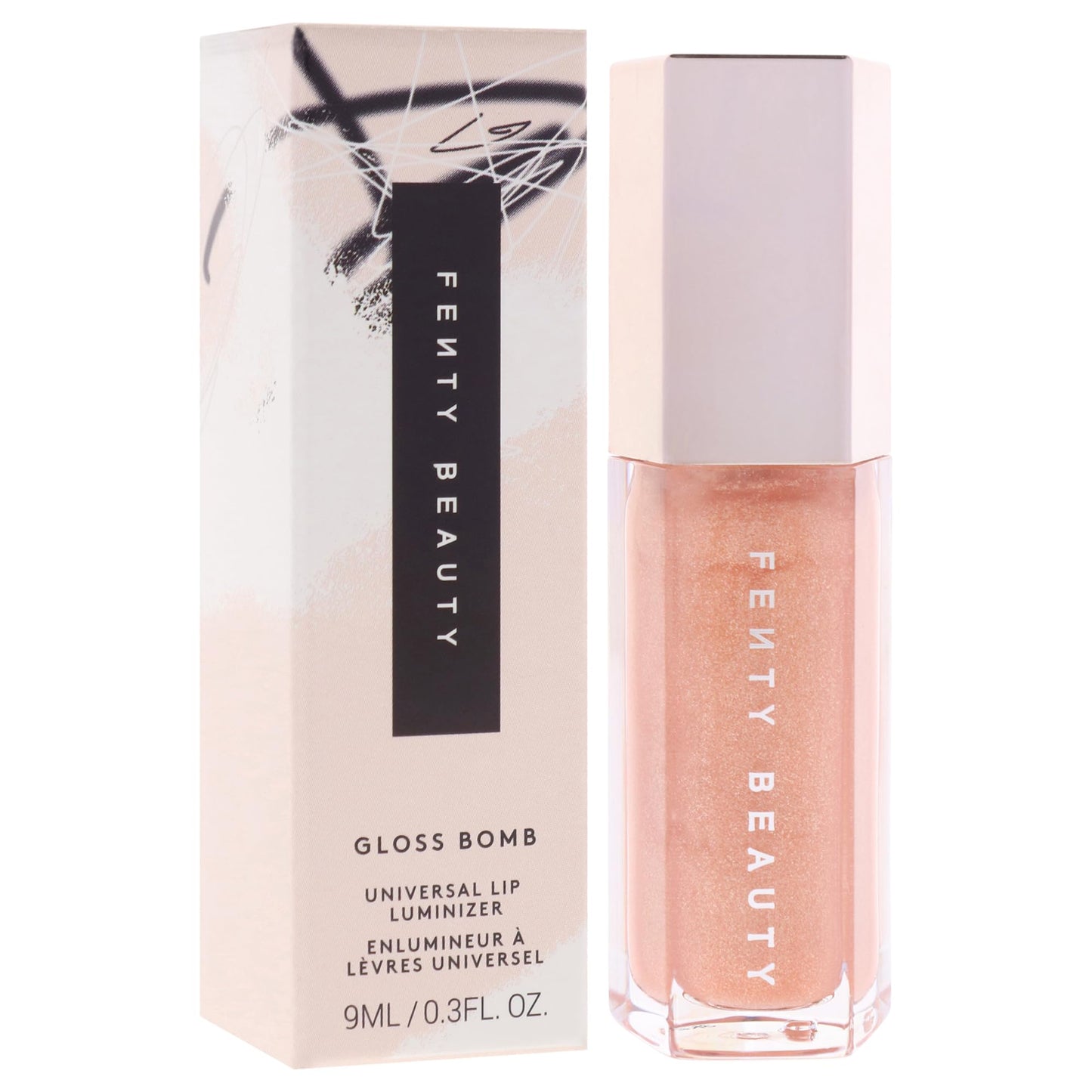 Gloss Bomb Universal Lip Luminizer - 10 Champ Stamp Fantasy by Fenty Beauty for Women - 0.3 oz Lip Gloss Beauty & Personal Care FENTY BEAUTY