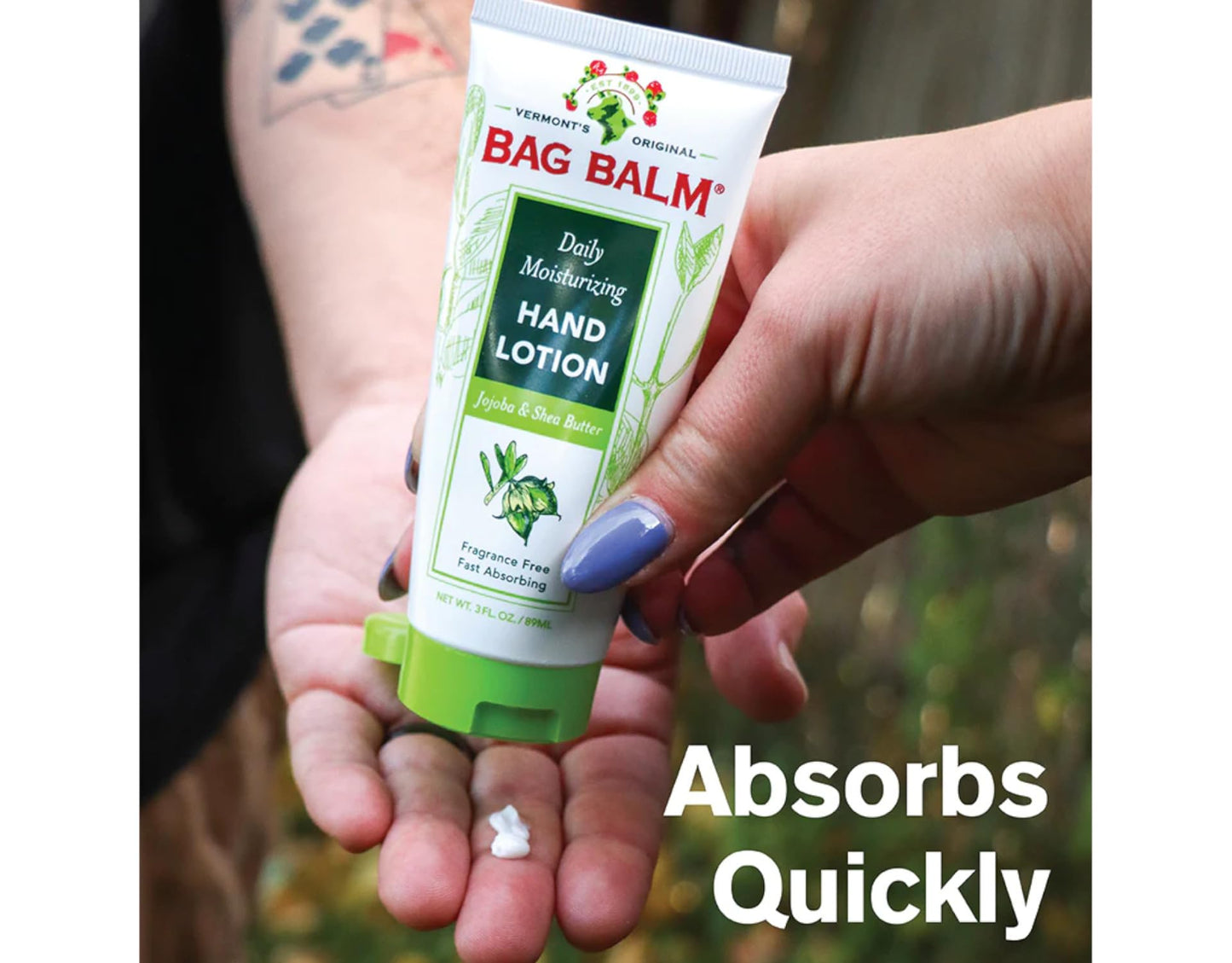 Bag Balm, Daily Moisturizing Hand & Body Lotion, Fragrance Free, 3 fl oz (89 ml) Beauty & Personal Care Bag Balm