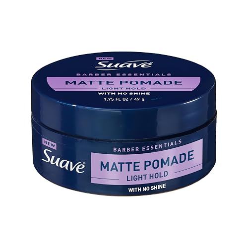 Suave Hair Pomade for Men Barber Essentials Styling, Light Hold and No Shine, For Enhancing Hair Shape and Reducing Frizz, 1.75 oz Beauty & Personal Care Suave
