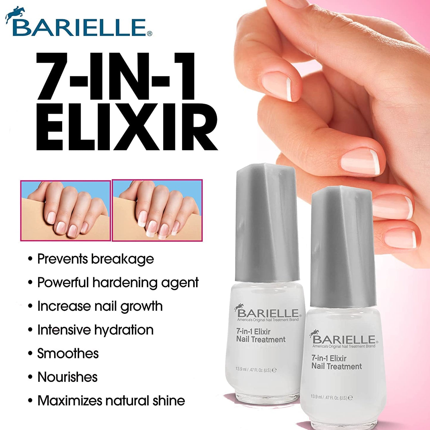 Barielle 7-In-1 Elixir Nail Treatment .5 ounce Beauty & Personal Care BARIELLE