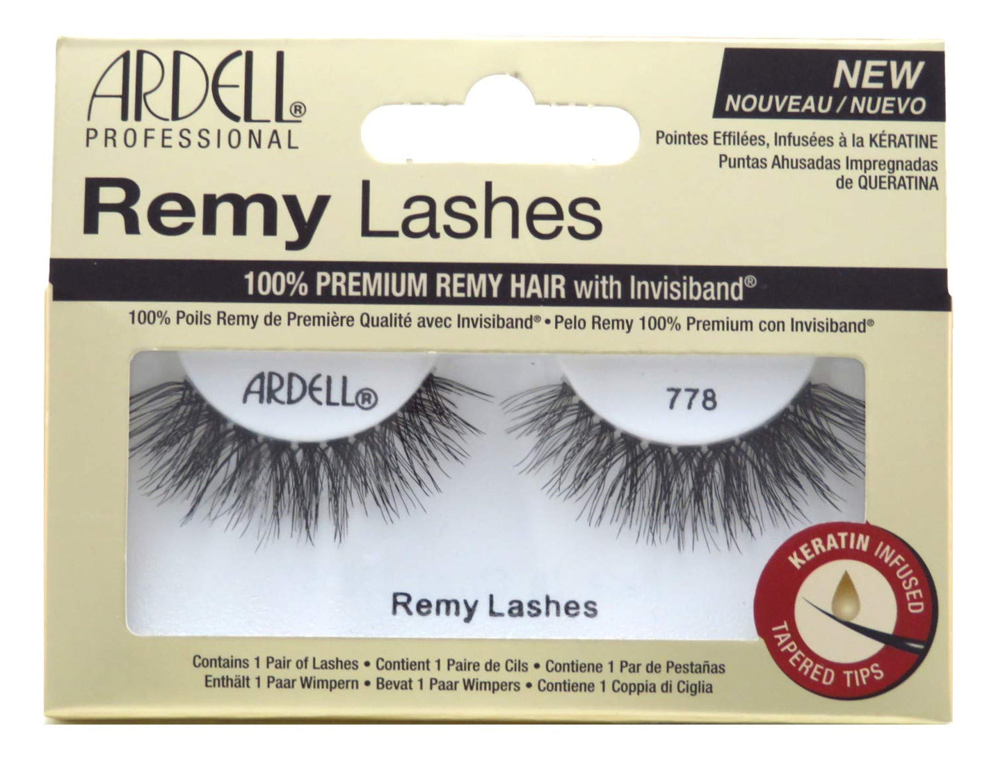 Remy #778 Black Lashes (6 Pack) Beauty & Personal Care Remy Lashes