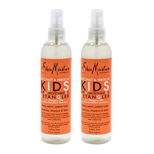 Shea Moisture Kids Detangler Coconut & Hibiscus 8 Ounce Pump (Pack of 2) Beauty & Personal Care Shea Moisture