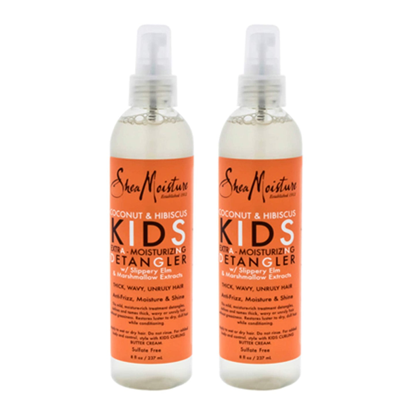 Shea Moisture Kids Detangler Coconut & Hibiscus 8 Ounce Pump (Pack of 2) Beauty & Personal Care Shea Moisture