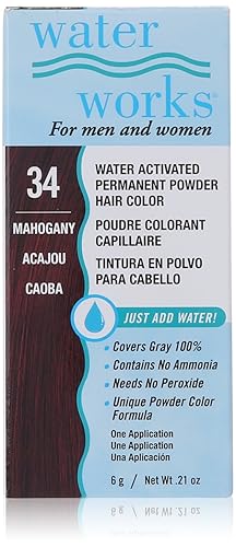 Waterworks Permanent Powder Hair Color #34 Mahogany Beauty & Personal Care Water Works