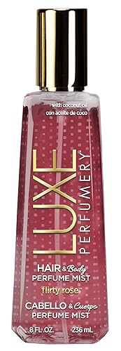 Luxe Perfumery Flirty Rose Hair & Body Perfume Mist, 236 mL Beauty & Personal Care Luxe Perfumery
