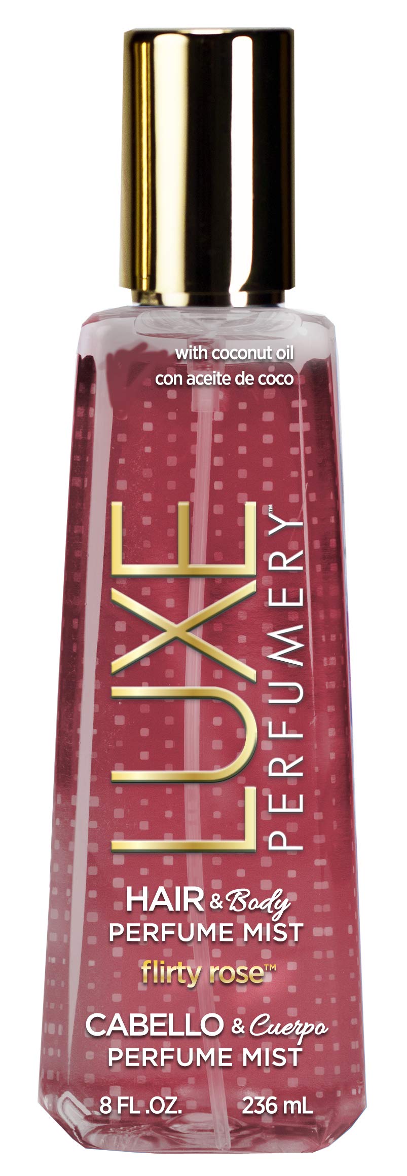 Luxe Perfumery Flirty Rose Hair & Body Perfume Mist, 236 mL Beauty & Personal Care Luxe Perfumery