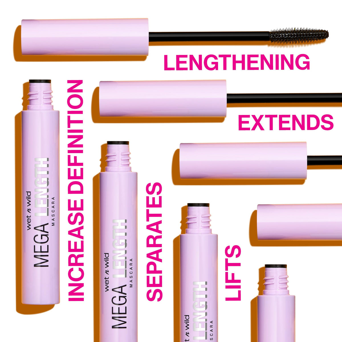 wet n wild Mascara - Lengthening, Vitamin E Enriched, Precision Comb Brush, Cruelty-Free, Gluten-Free, Sulfate-Free & Vegan - Very Black Beauty & Personal Care wet n wild