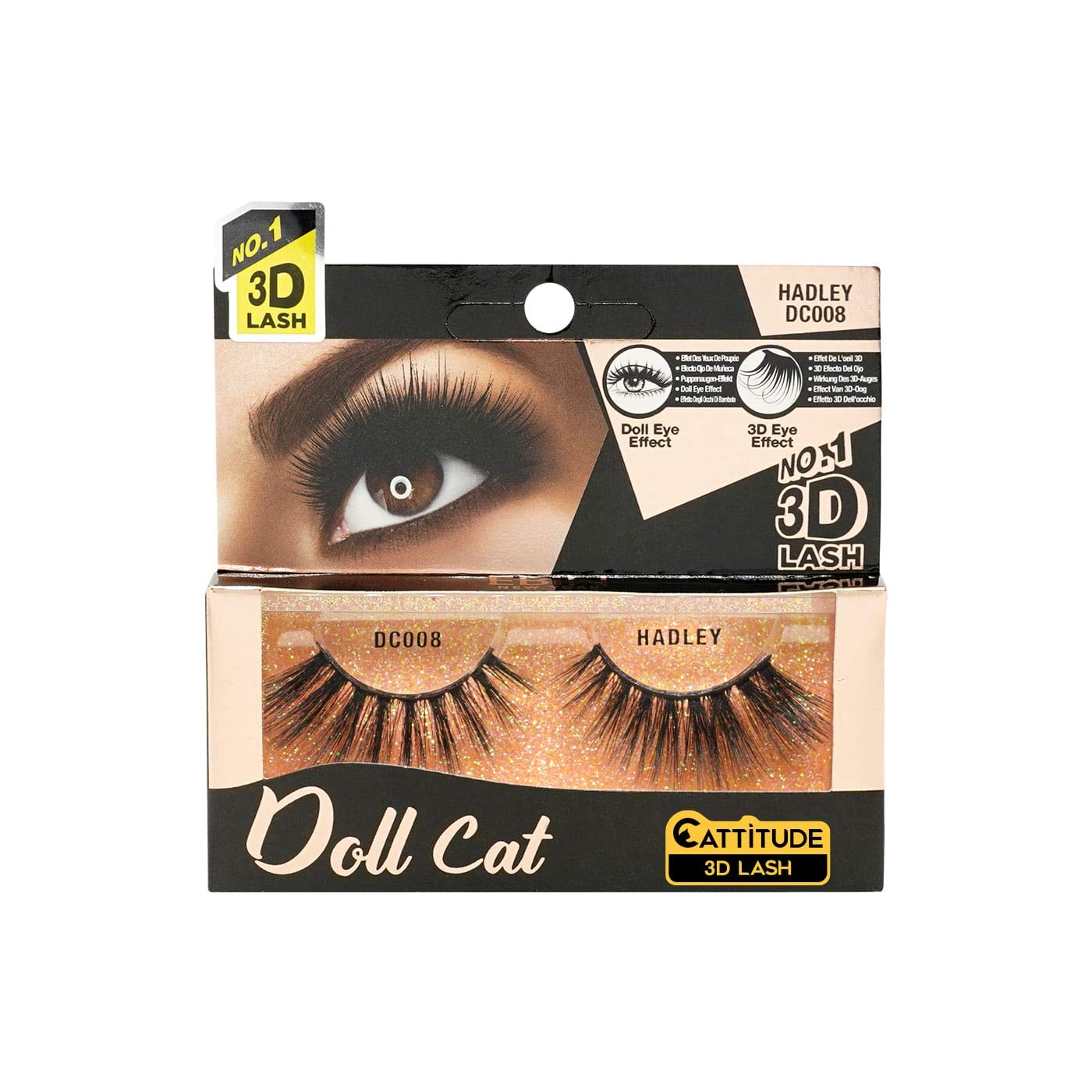 Hadley - Doll Cat 3D Lashes Beauty & Personal Care EBIN NEW YORK