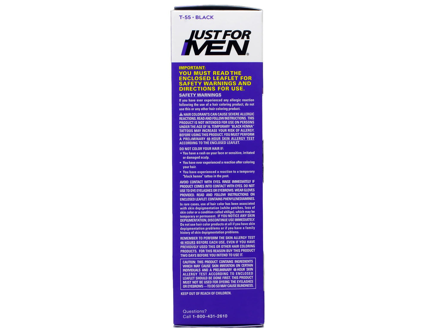 Just for Men Hair Color - Touch of Gray, Black-Gray. 3 Pack Beauty & Personal Care Just for Men