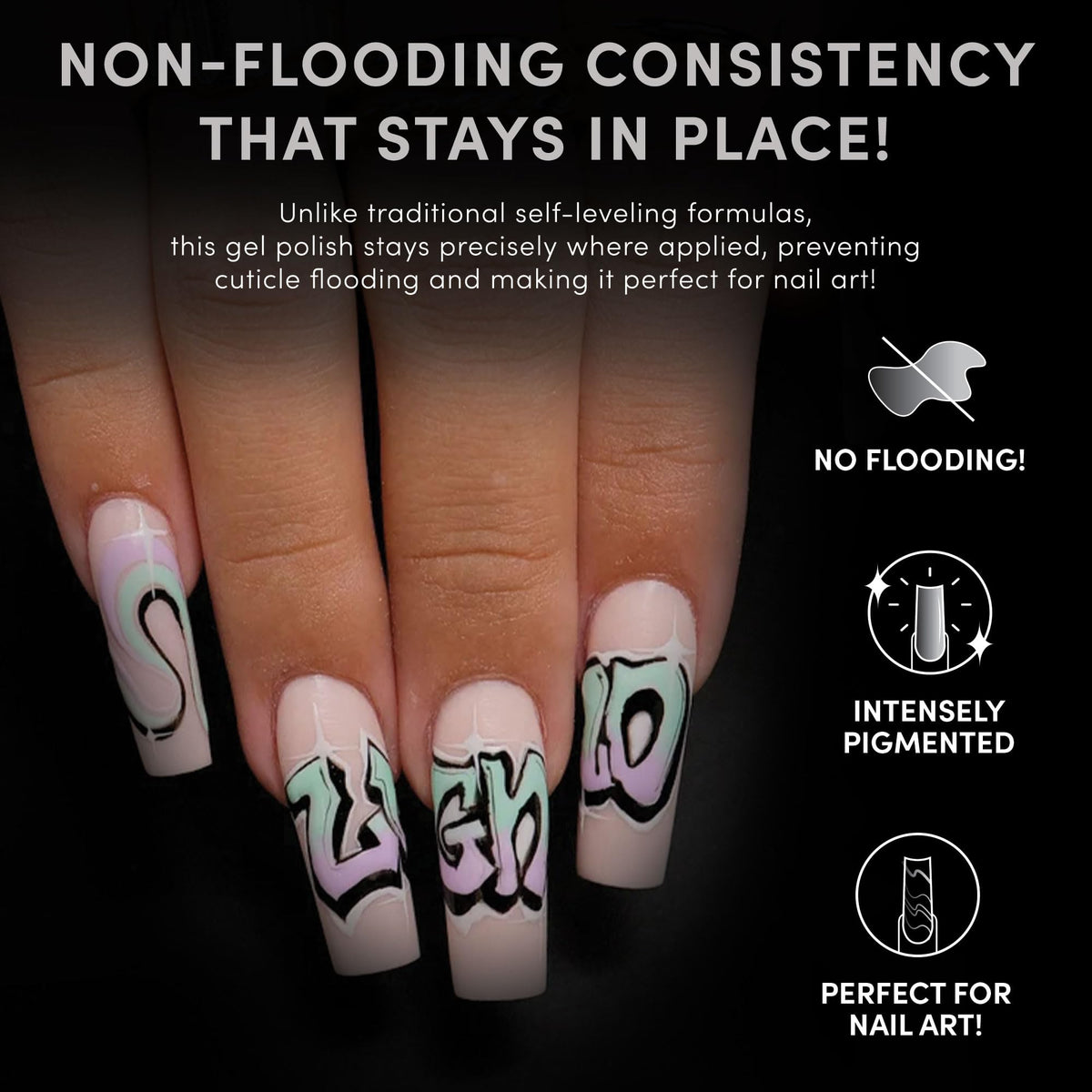 Chaun Legend UV Gel Nail Polish, 0.5 Ounce Long Lasting Salon Quality, Bubble Free Professional Manicures, Quick Dry, High Shine, Powder Room LG5034