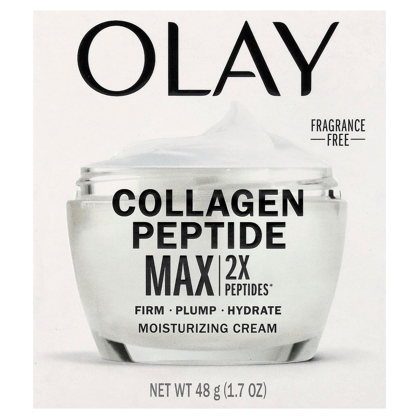 Olay Regenerist Collagen Peptide 24 MAX Face Moisturizer - Fragrance Free - 1.7oz Beauty & Personal Care Olay
