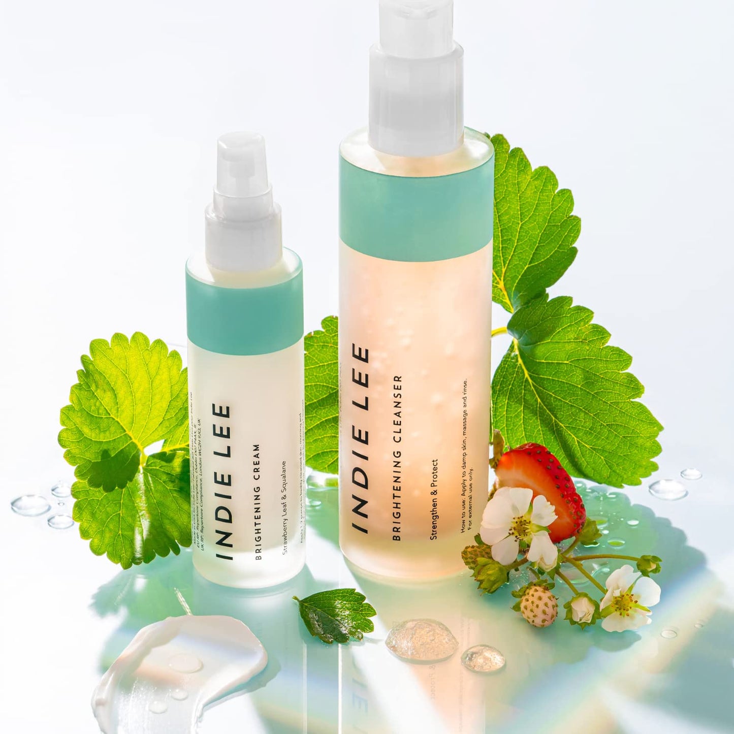 Indie Lee Brightening Cream - Centella Asiatica & Strawberry Leaf Extract for a Radiant, Antioxidant Plumping Cream - Moisturizing Face Cream Beauty & Personal Care Indie Lee