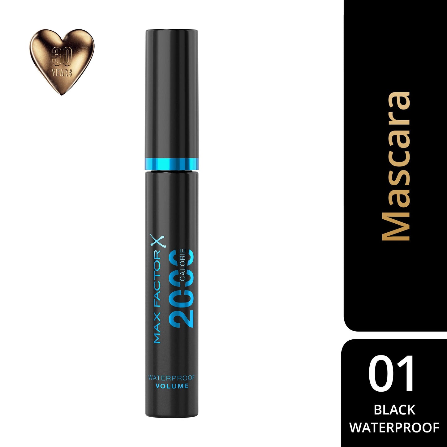 2000 Calorie Mascara Waterproof - Black by Max Factor for Women - 9 ml Mascara Beauty & Personal Care Max Factor