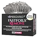 Americanails FastFoils 100 ct, One Step Gel Polish Foil Remover Wraps, All-In-One Foil Remover With Thick Cotton Pad & Pure Acetone, Remove Nail Beauty & Personal Care AMERICANAILS .COM