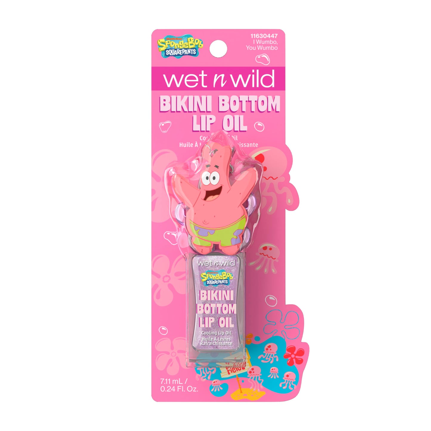 wet n wild Spongebob Bikini Bottom Cooling Lip Oil - I Wumbo, You Wumbo Beauty & Personal Care wet n wild