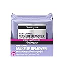 Neutrogena Night Calming Makeup Remover Face Wipes, Nighttime Cleansing Towelettes Remove Sweat, Dirt & Makeup & Calms Skin, Hypoallergenic, 100% Beauty & Personal Care Neutrogena