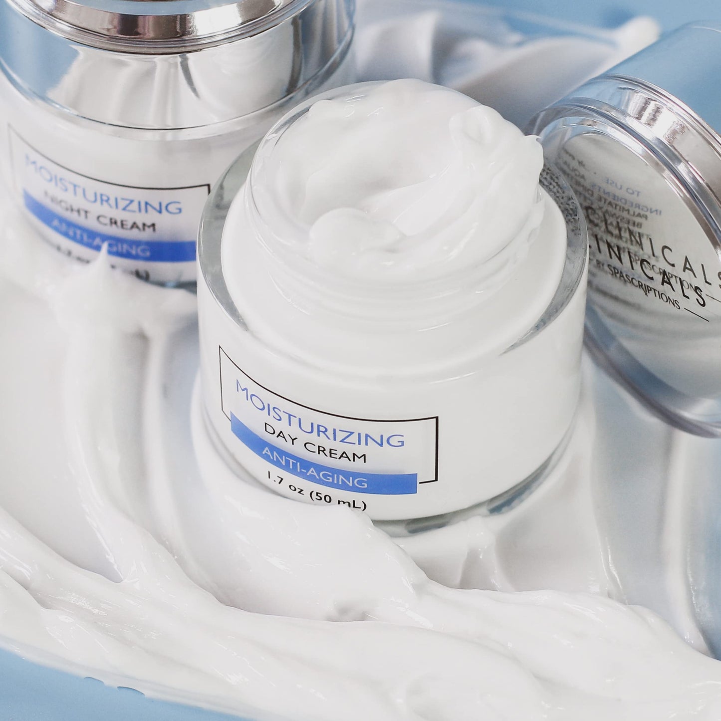 Clinicals- Moisturizing Day & Night Cream Set with Retinol - 2 Pack (1.7oz) Beauty & Personal Care SpaScriptions