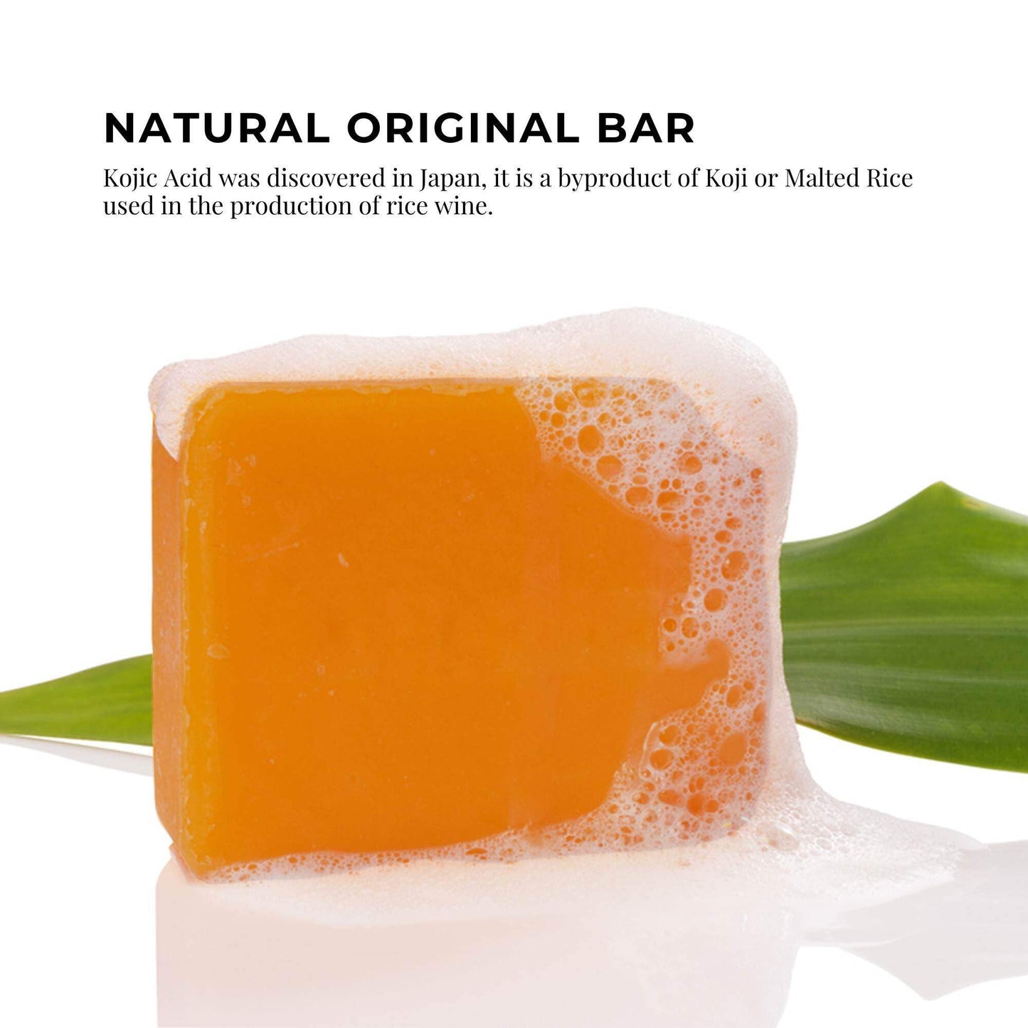 Kojie San Original Kojic Acid Soap for Face and Body - Dark Spot Remover, Gentle Cleansing Bar with Coconut Oil, Tea Tree Oil, and Glycerin - Helps Beauty and Personal Care Kojie San