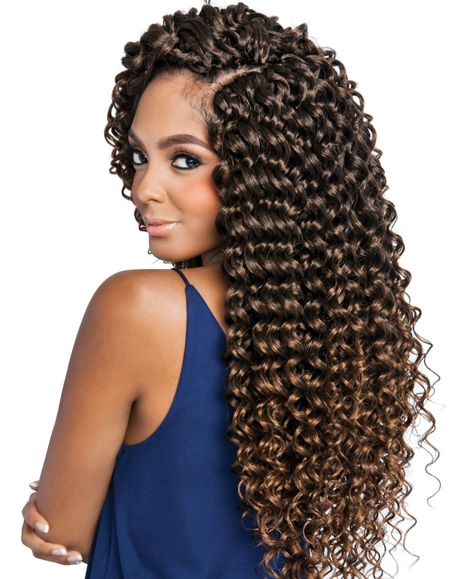 Mane Concept Afri Naptural Water Fall Pre-Stretched Braid 18" - CBP05 (99J - Wine)