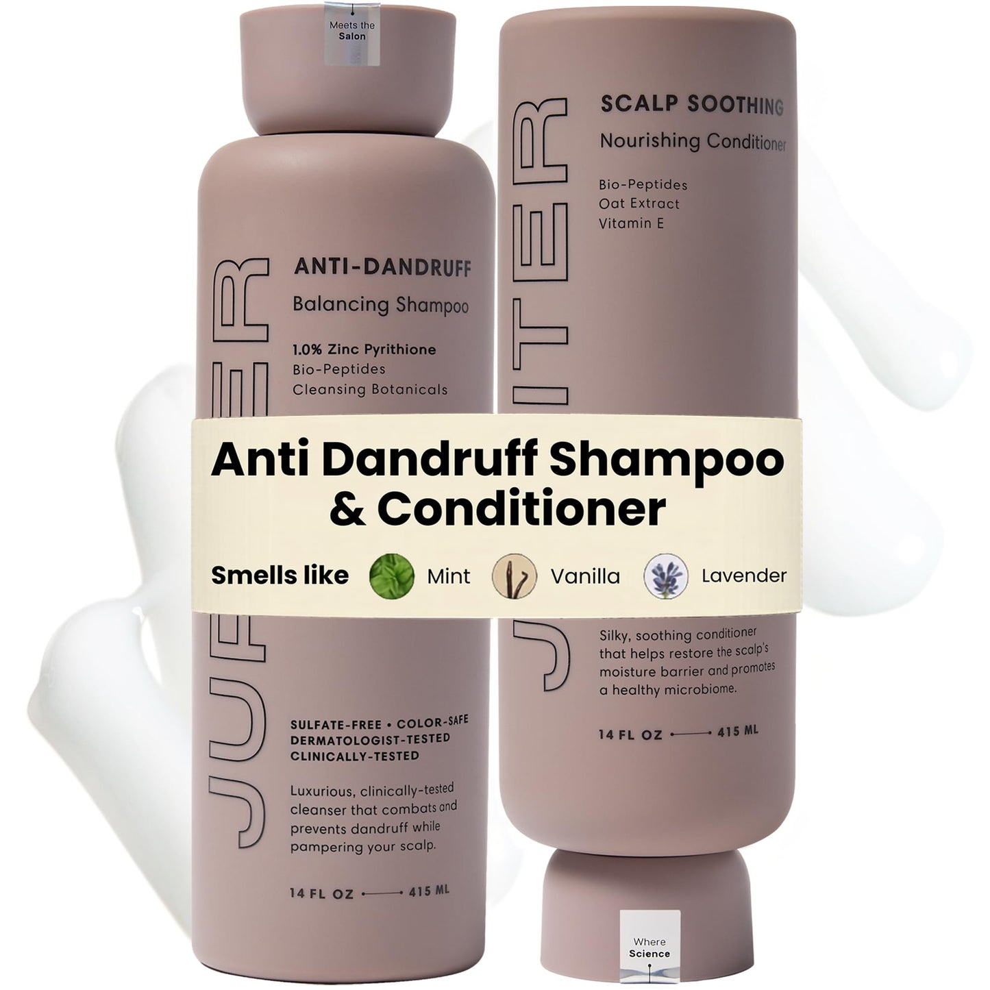 Jupiter Balancing Shampoo & Nourishing Conditioner for Men & Women - Clarifying Cleanse for Oily, Dry & Sensitive Scalp - Hydrates, Softens & Smooths Beauty & Personal Care Jupiter