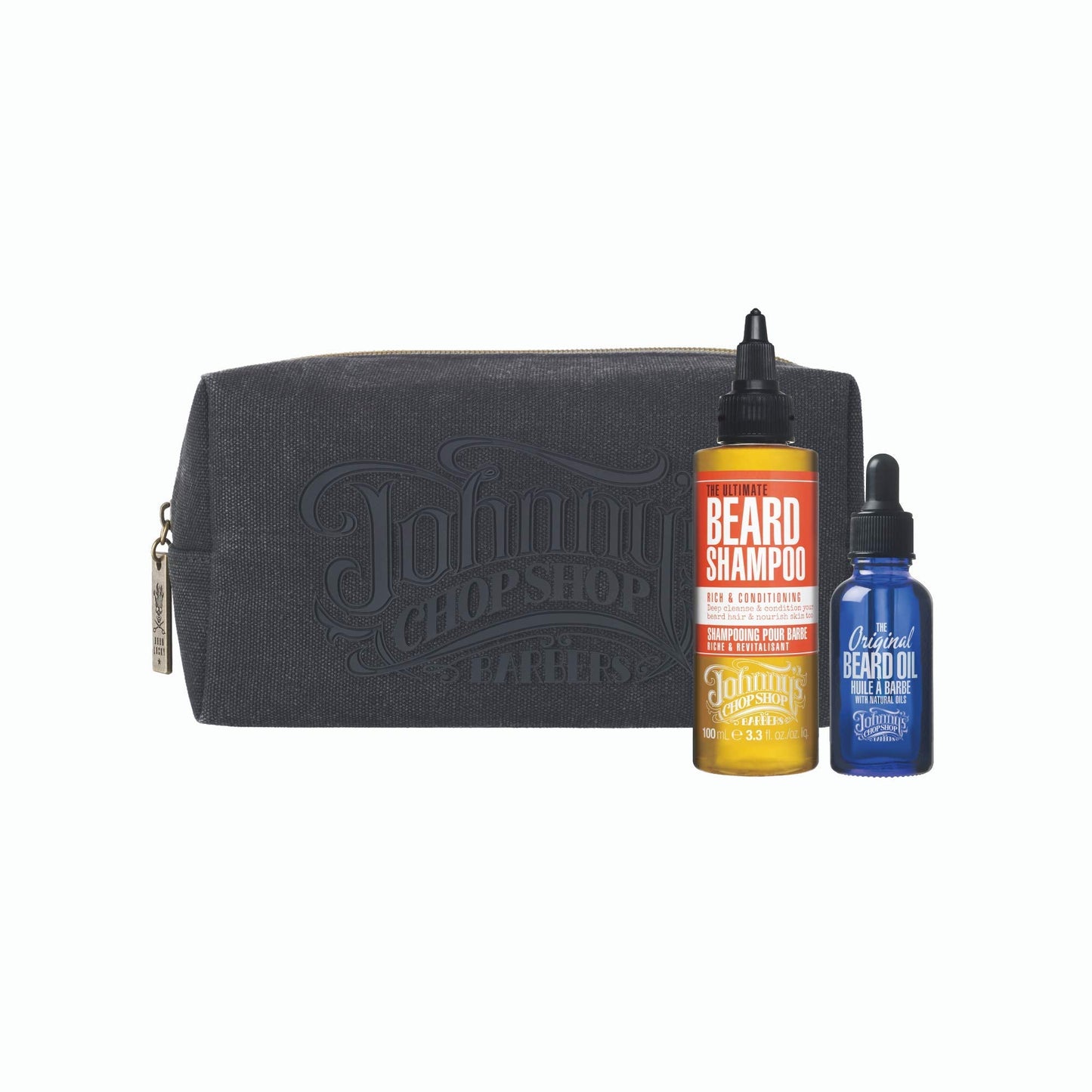 Johnny's Chop Shop Men's Grooming Ultimate Beard Shampoo Rich, Conditioning, Cleansing, Nourishing 3.3 fl oz. (Beard Gift Set Bundle) Beauty and Personal Care Johnny's Chop Shop