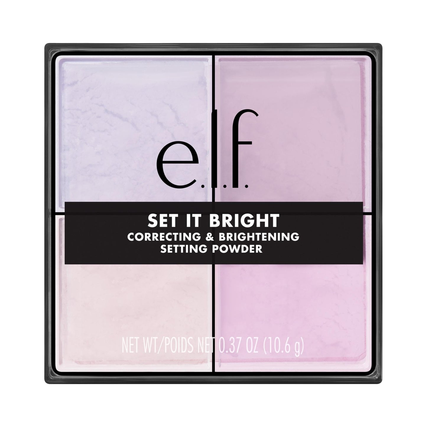 e.l.f. Set it Bright Powder Quad, Brightening Loose Setting Powder, Bakes, Blurs & Sets for Soft-Matte Radiance, Velvet Puff Included, Vegan Beauty and Personal Care e.l.f. Default Title