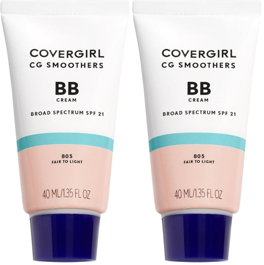COVERGIRL SmoothersLightweight BB Cream Medium to Dark 815, 1.35 Ounce (packaging may vary) (Pack of 2) Beauty and Personal Care COVERGIRL Default Title