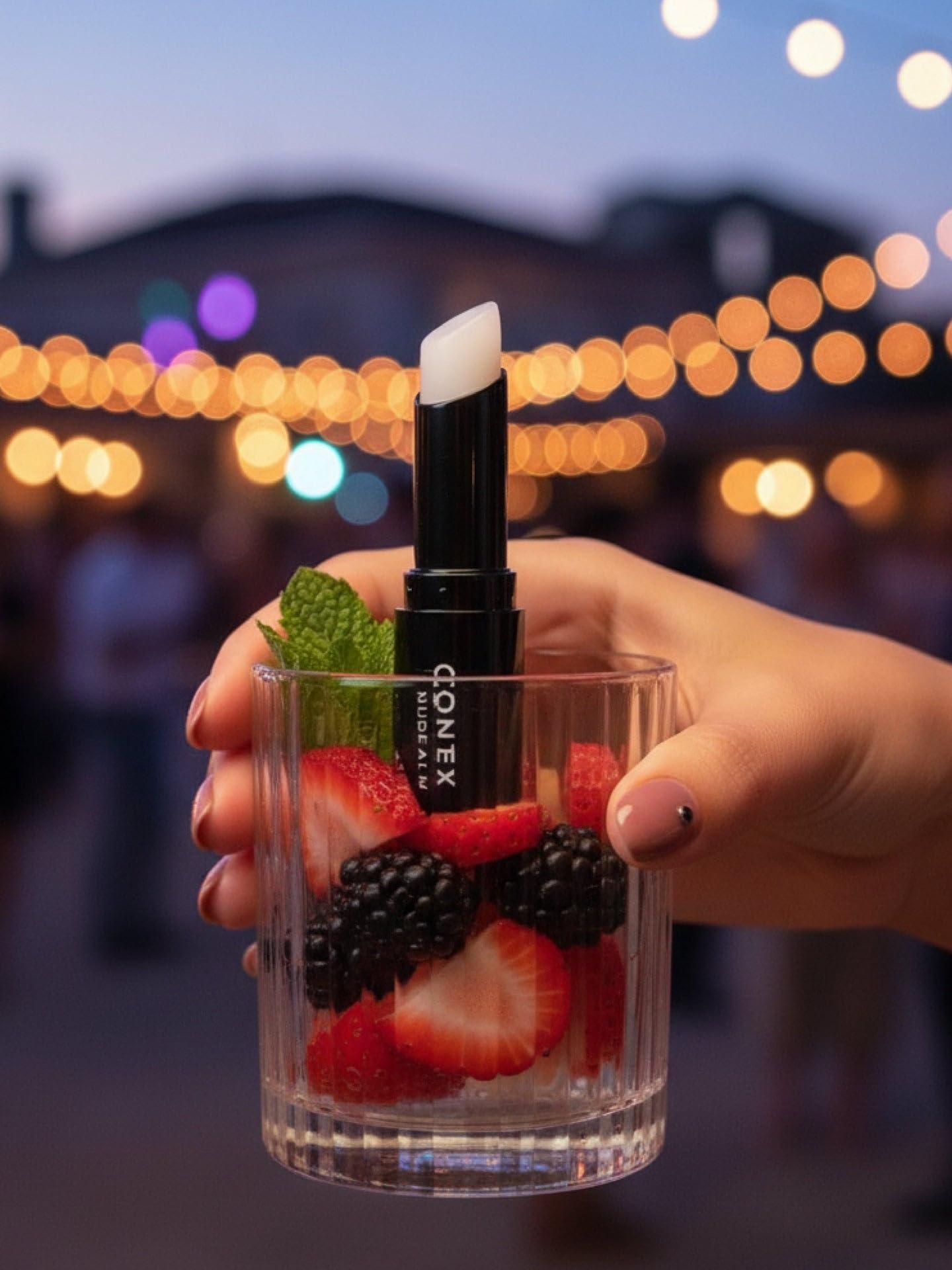 CONTEXT SKIN Clear Matte Lip Balm - Hydrating Lip Balm Vitamin C & E - Tinted Lip Balm for Daily Use & Natural Glow - Moisturizing Lip Care for Dry Beauty and Personal Care CONTEXT SKIN